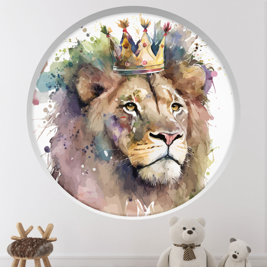 Vinilo Adhesivo Decorativo trampantojo 3D para niños - Infantil - Rey León