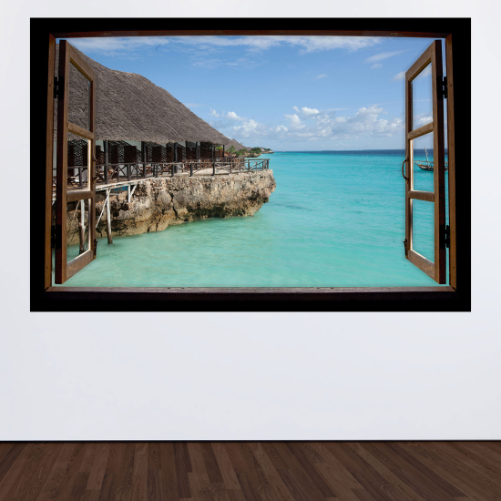 Vinilo Adhesivo Decorativo trampantojo 3D - Paradisíaco