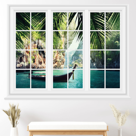 Vinilo Adhesivo Decorativo trampantojo 3D - Paradisíaco