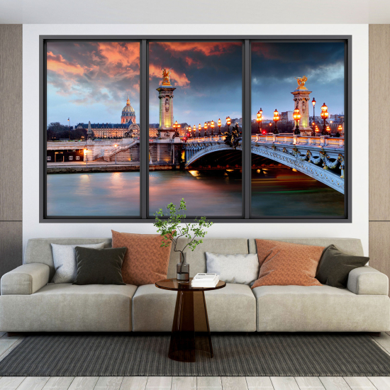 Vinilo Adhesivo Decorativo trampantojo 3D - París