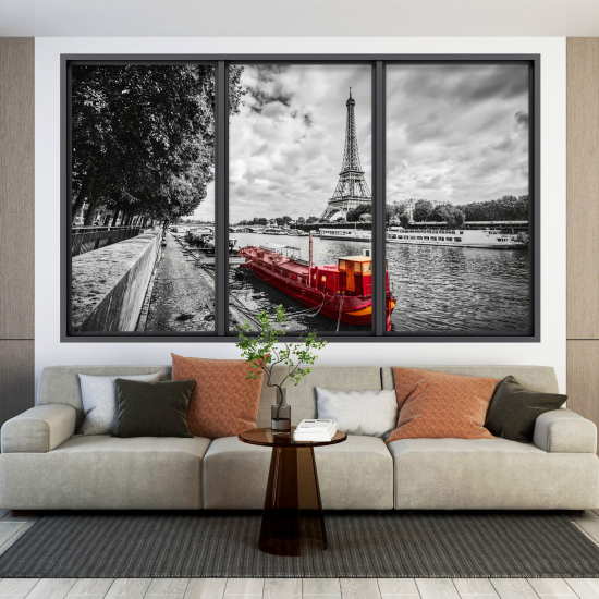 Vinilo Adhesivo Decorativo trampantojo 3D - París