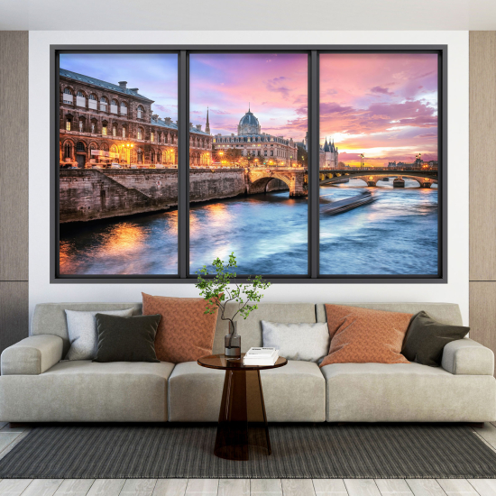 Vinilo Adhesivo Decorativo trampantojo 3D - París