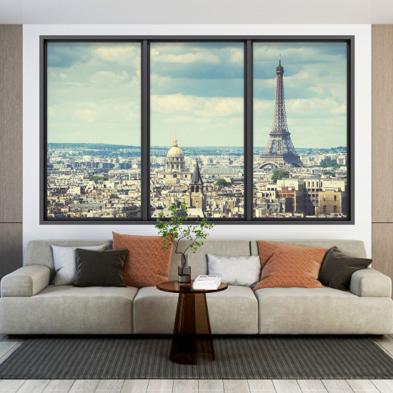 Vinilo Adhesivo Decorativo trampantojo 3D - París
