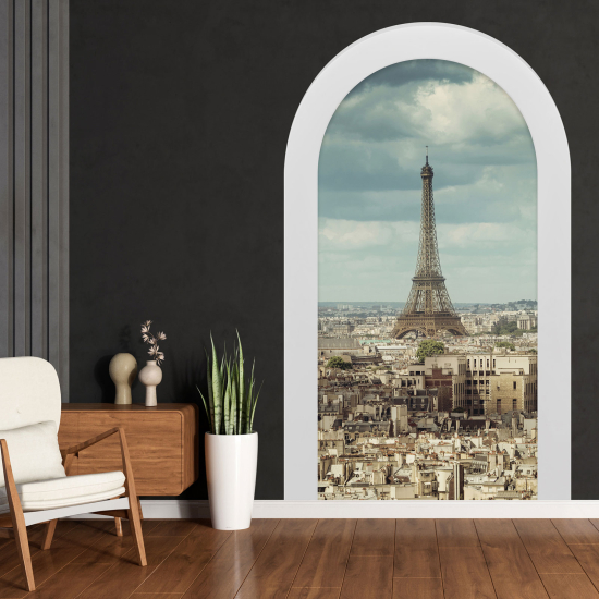 Vinilo Adhesivo Decorativo trampantojo 3D - París