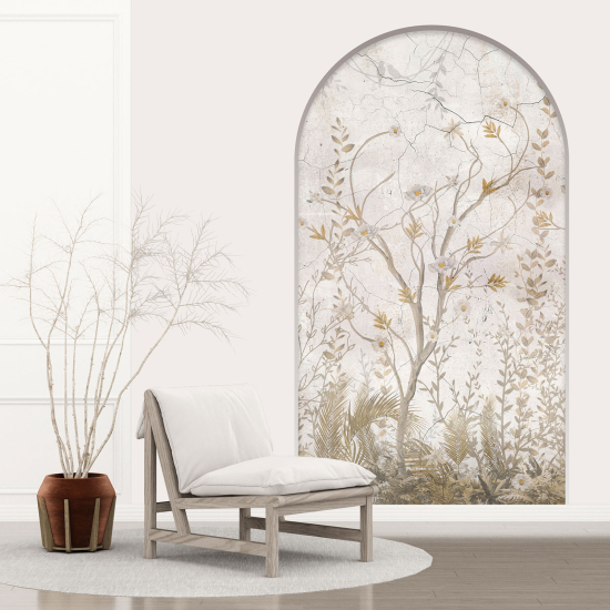 Vinilo Adhesivo Decorativo trampantojo 3D - Plantas Silvestres