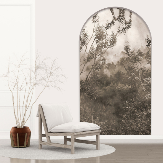 Vinilo Adhesivo Decorativo trampantojo 3D - Plantas silvestres