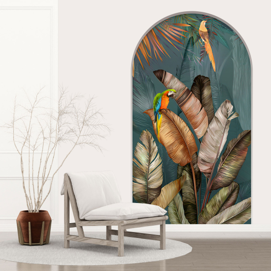 Vinilo Adhesivo Decorativo trampantojo 3D - Plantas Tropicales
