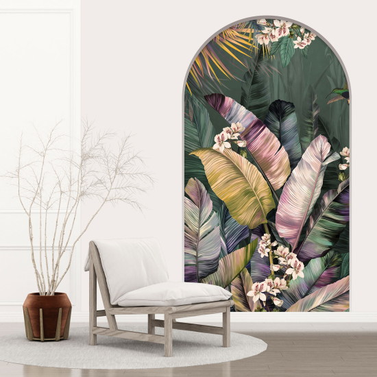 Vinilo Adhesivo Decorativo trampantojo 3D - Plantas tropicales