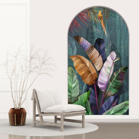Vinilo Adhesivo Decorativo trampantojo 3D - Plantas tropicales