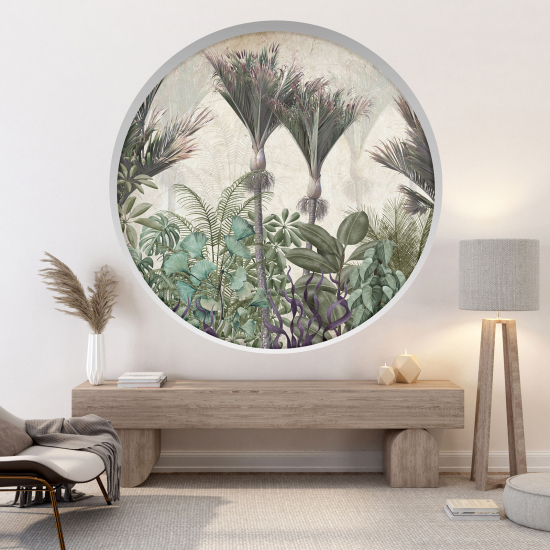 Vinilo Adhesivo Decorativo trampantojo 3D - Plantas tropicales