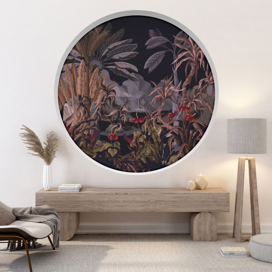 Vinilo Adhesivo Decorativo trampantojo 3D - Plantas Tropicales