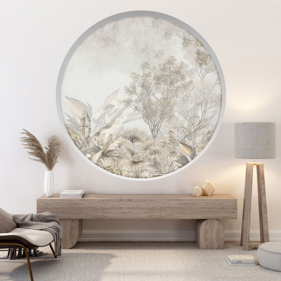 Vinilo Adhesivo Decorativo trampantojo 3D - Plantas tropicales