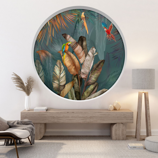 Vinilo Adhesivo Decorativo trampantojo 3D - Plantas Tropicales