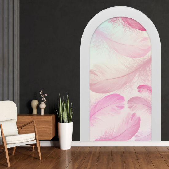 Vinilo Adhesivo Decorativo trampantojo 3D - Plumas