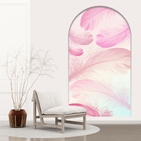Vinilo Adhesivo Decorativo trampantojo 3D - Plumas