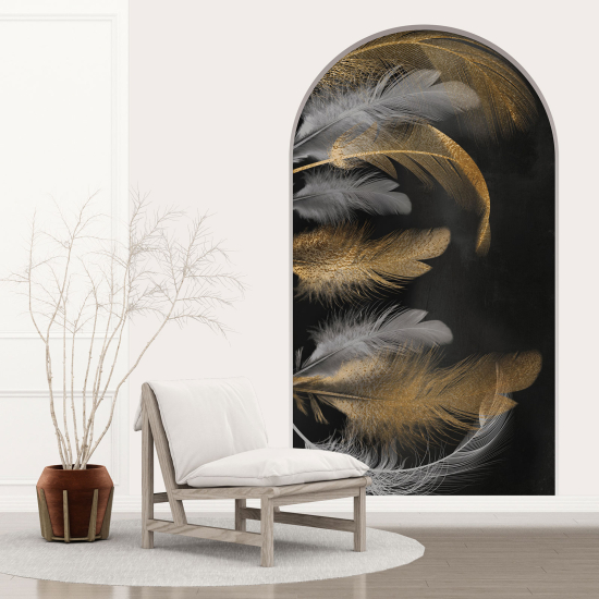 Vinilo Adhesivo Decorativo trampantojo 3D - Plumas