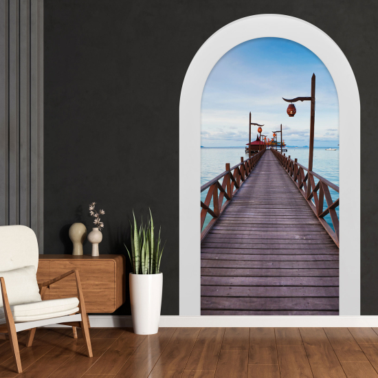 Vinilo Adhesivo Decorativo trampantojo 3D - Pontón