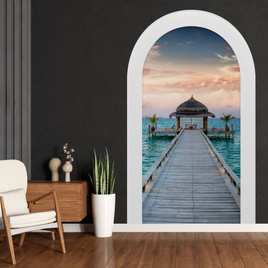 Vinilo Adhesivo Decorativo trampantojo 3D - Pontón
