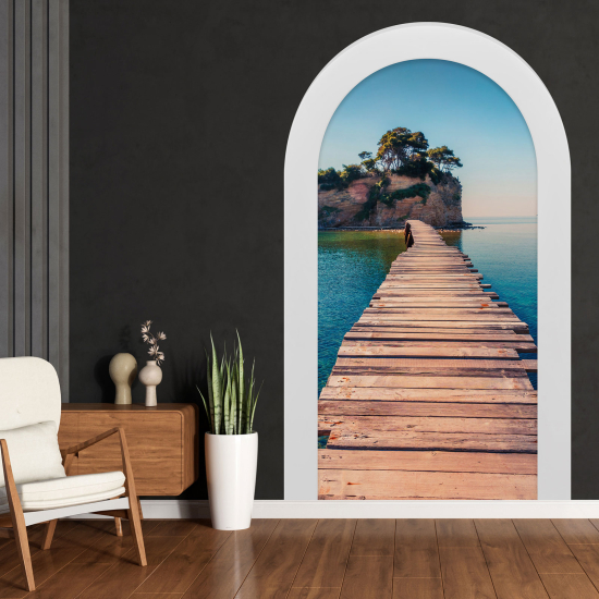 Vinilo Adhesivo Decorativo trampantojo 3D - Pontón