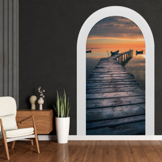 Vinilo Adhesivo Decorativo trampantojo 3D - Pontón