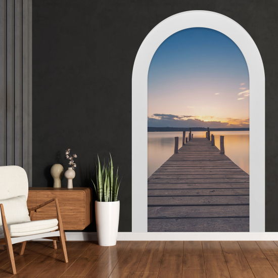 Vinilo Adhesivo Decorativo trampantojo 3D - Pontón