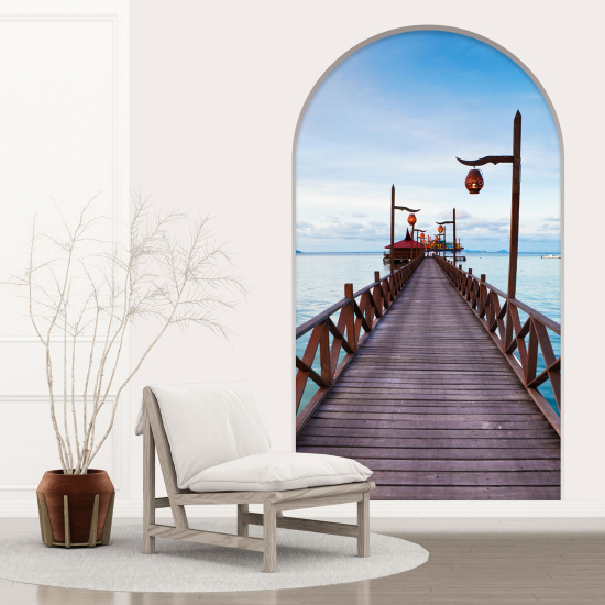 Vinilo Adhesivo Decorativo trampantojo 3D - Pontón