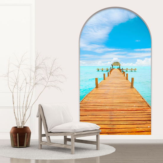 Vinilo Adhesivo Decorativo trampantojo 3D - Pontón