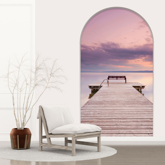 Vinilo Adhesivo Decorativo trampantojo 3D - Pontón