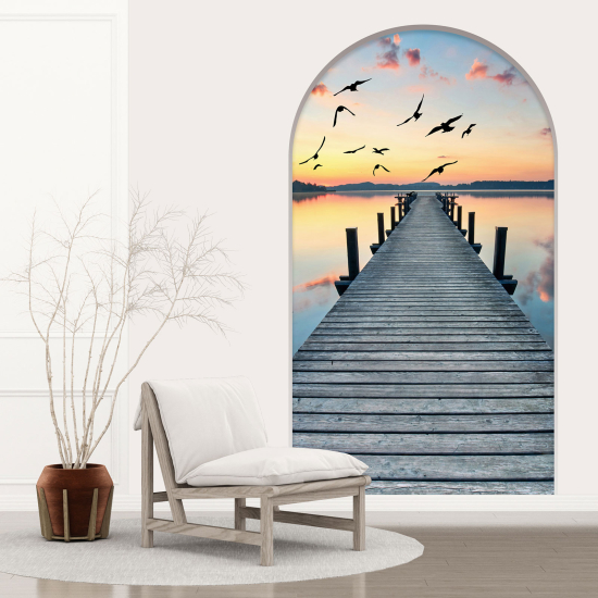 Vinilo Adhesivo Decorativo trampantojo 3D - Pontón
