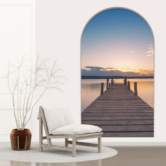 Vinilo Adhesivo Decorativo trampantojo 3D - Pontón