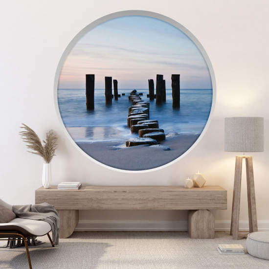 Vinilo Adhesivo Decorativo trampantojo 3D - Pontón