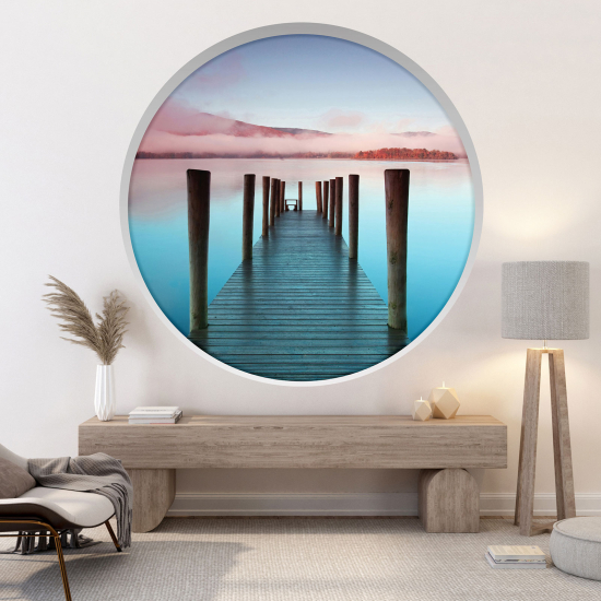 Vinilo Adhesivo Decorativo trampantojo 3D - Pontón