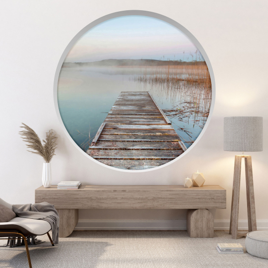Vinilo Adhesivo Decorativo trampantojo 3D - Pontón
