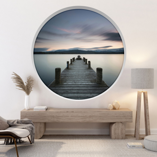 Vinilo Adhesivo Decorativo trampantojo 3D - Pontón