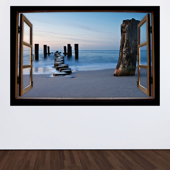 Vinilo Adhesivo Decorativo trampantojo 3D - Pontón