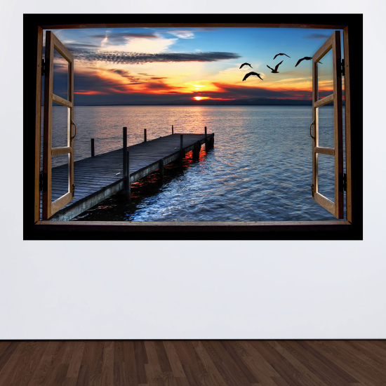 Vinilo Adhesivo Decorativo trampantojo 3D - Pontón