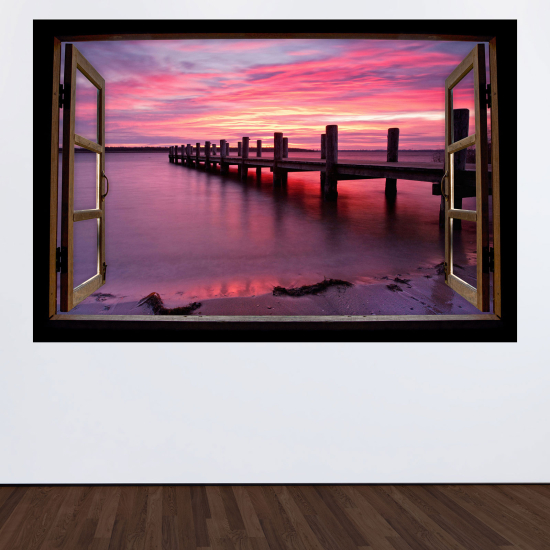 Vinilo Adhesivo Decorativo trampantojo 3D - Pontón