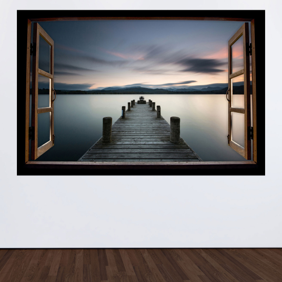 Vinilo Adhesivo Decorativo trampantojo 3D - Pontón