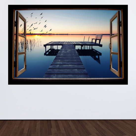 Vinilo Adhesivo Decorativo trampantojo 3D - Pontón