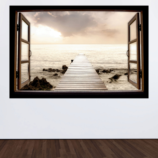 Vinilo Adhesivo Decorativo trampantojo 3D - Pontón