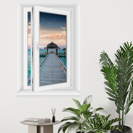 Vinilo Adhesivo Decorativo trampantojo 3D - Pontón