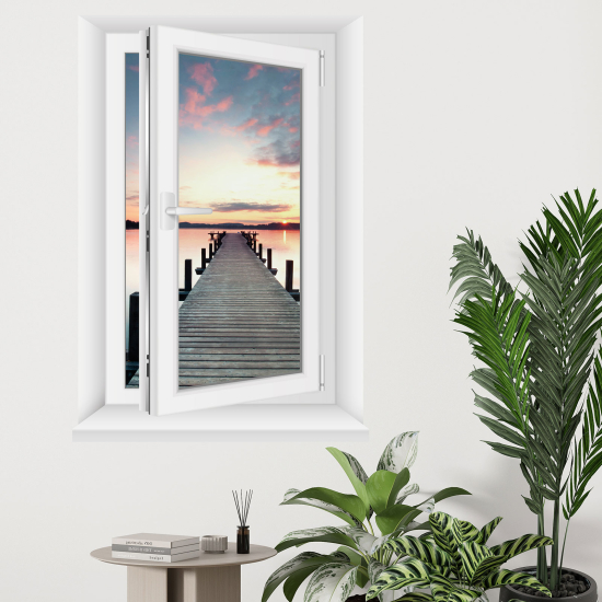 Vinilo Adhesivo Decorativo trampantojo 3D - Pontón