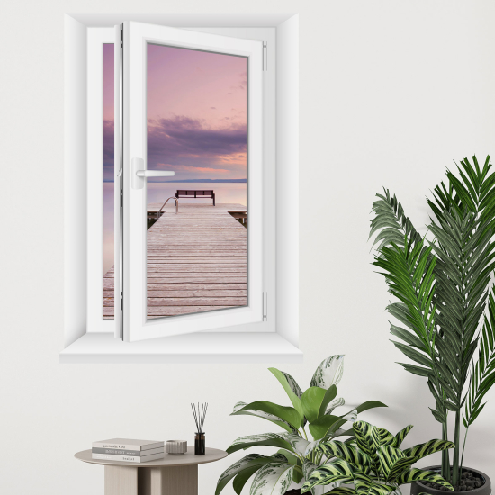 Vinilo Adhesivo Decorativo trampantojo 3D - Pontón