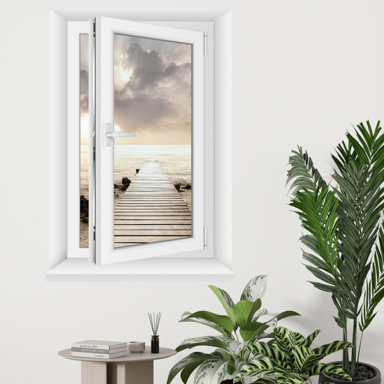 Vinilo Adhesivo Decorativo trampantojo 3D - Pontón