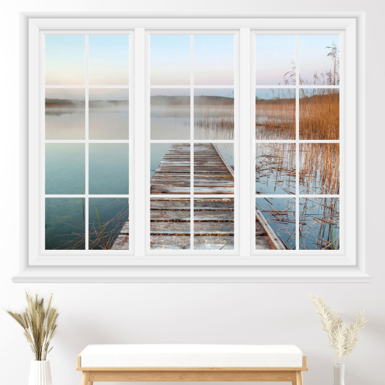 Vinilo Adhesivo Decorativo trampantojo 3D - Pontón