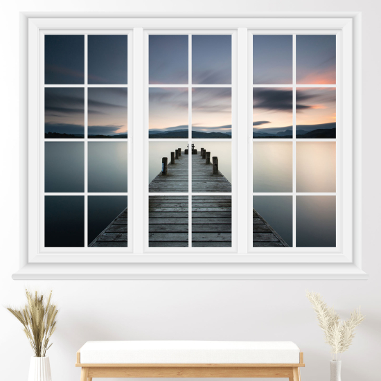 Vinilo Adhesivo Decorativo trampantojo 3D - Pontón