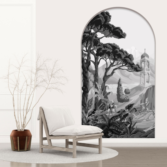 Vinilo Adhesivo Decorativo trampantojo 3D - Pueblo