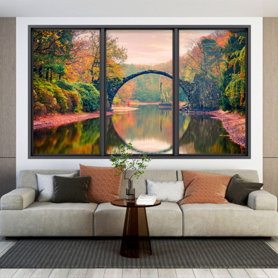 Vinilo Adhesivo Decorativo trampantojo 3D - Puente del Diablo