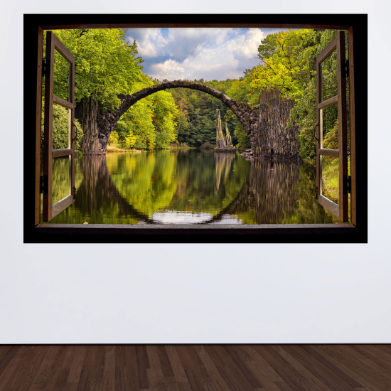 Vinilo Adhesivo Decorativo trampantojo 3D - Puente del Diablo
