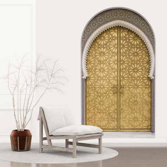 Vinilo Adhesivo Decorativo trampantojo 3D - Puerta Oriental